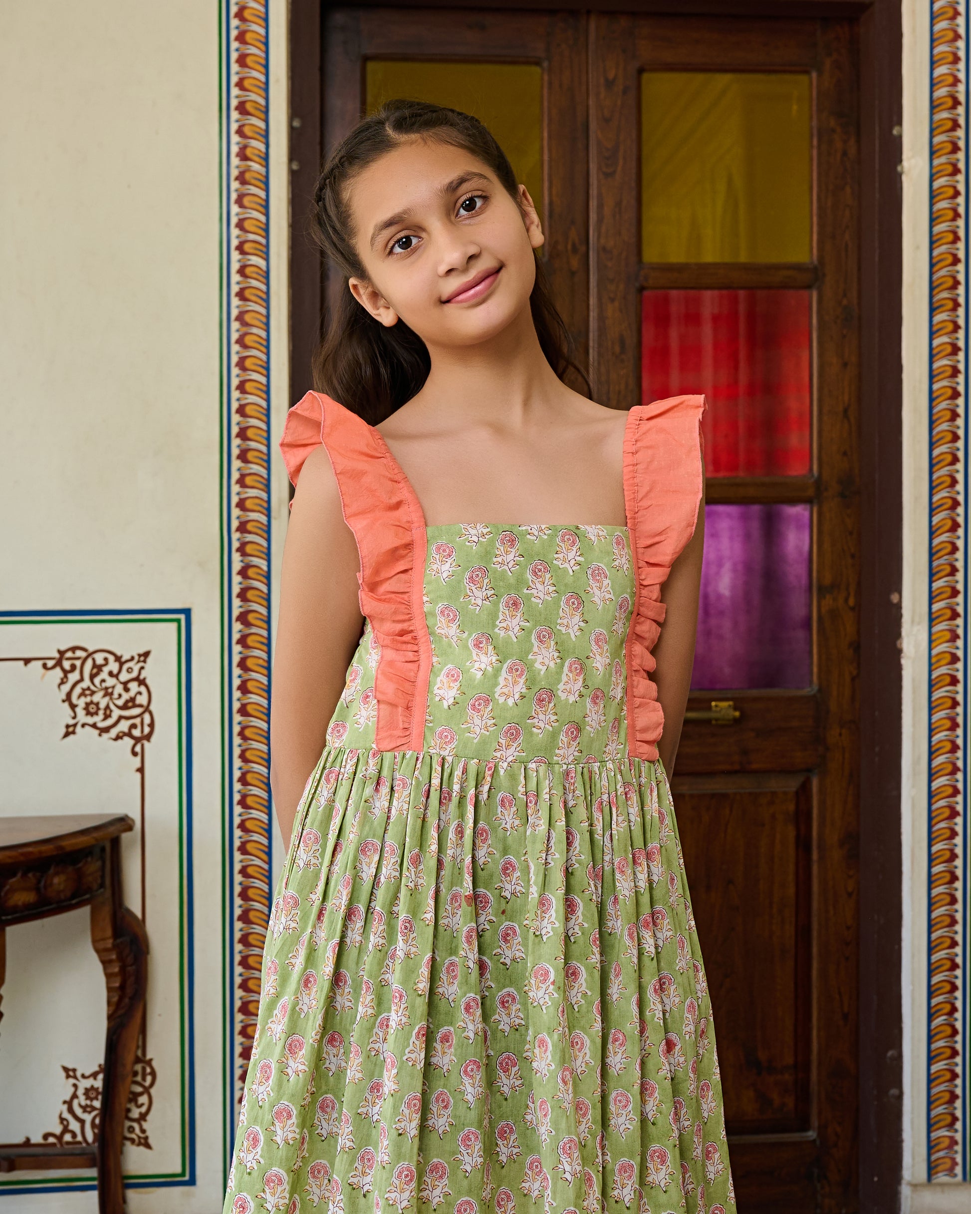 Block printed dresses