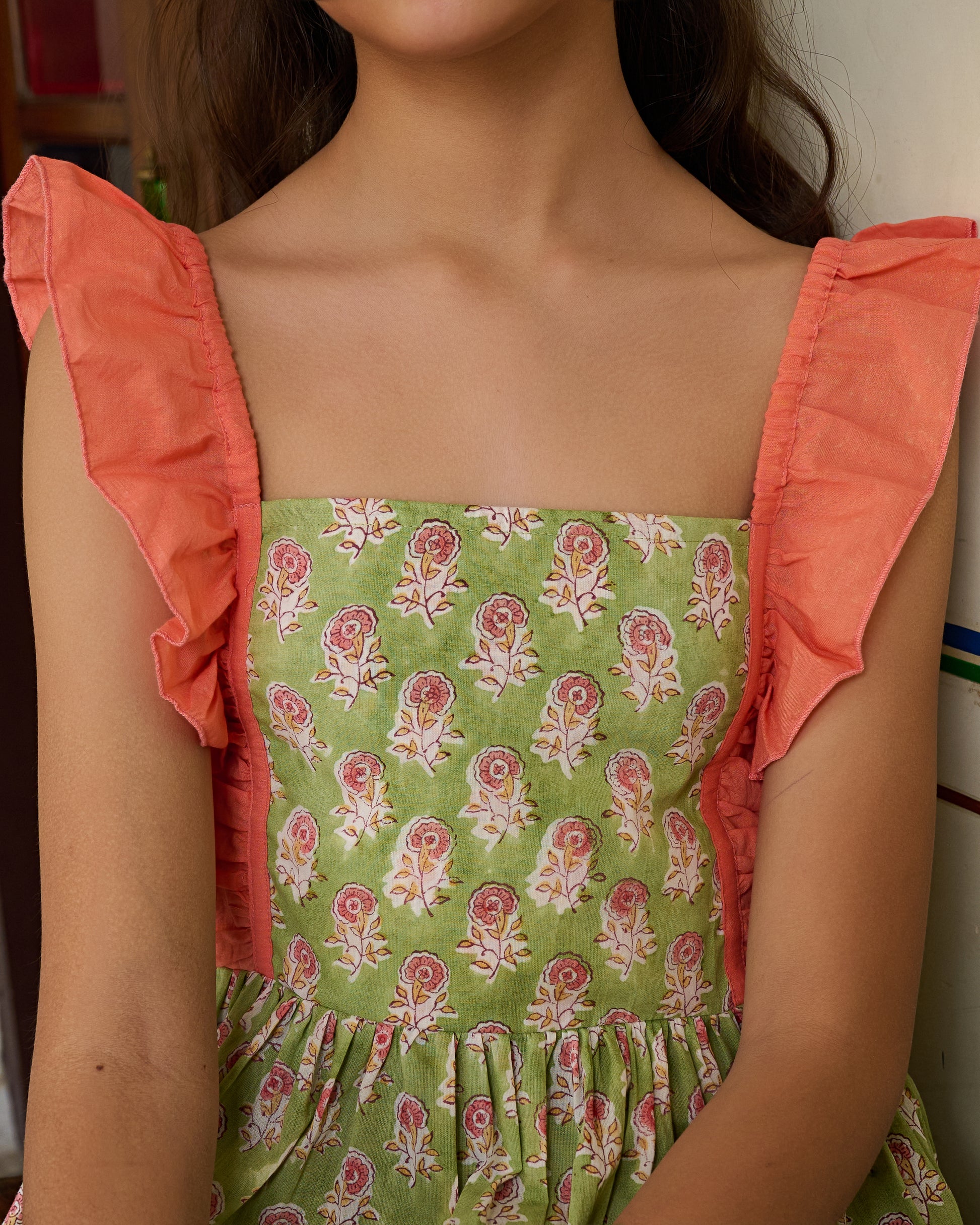 Block printed dresses