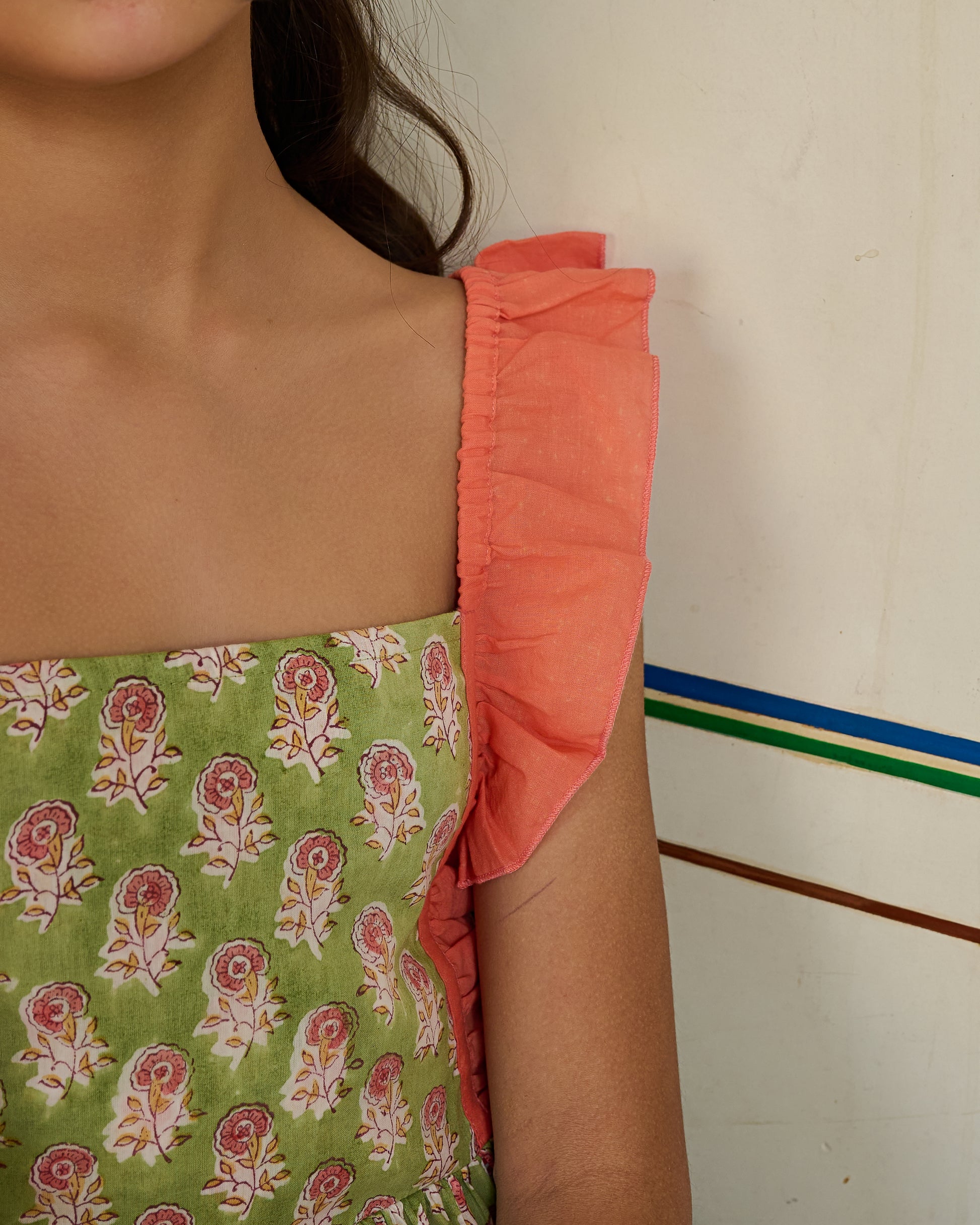 Block printed dresses