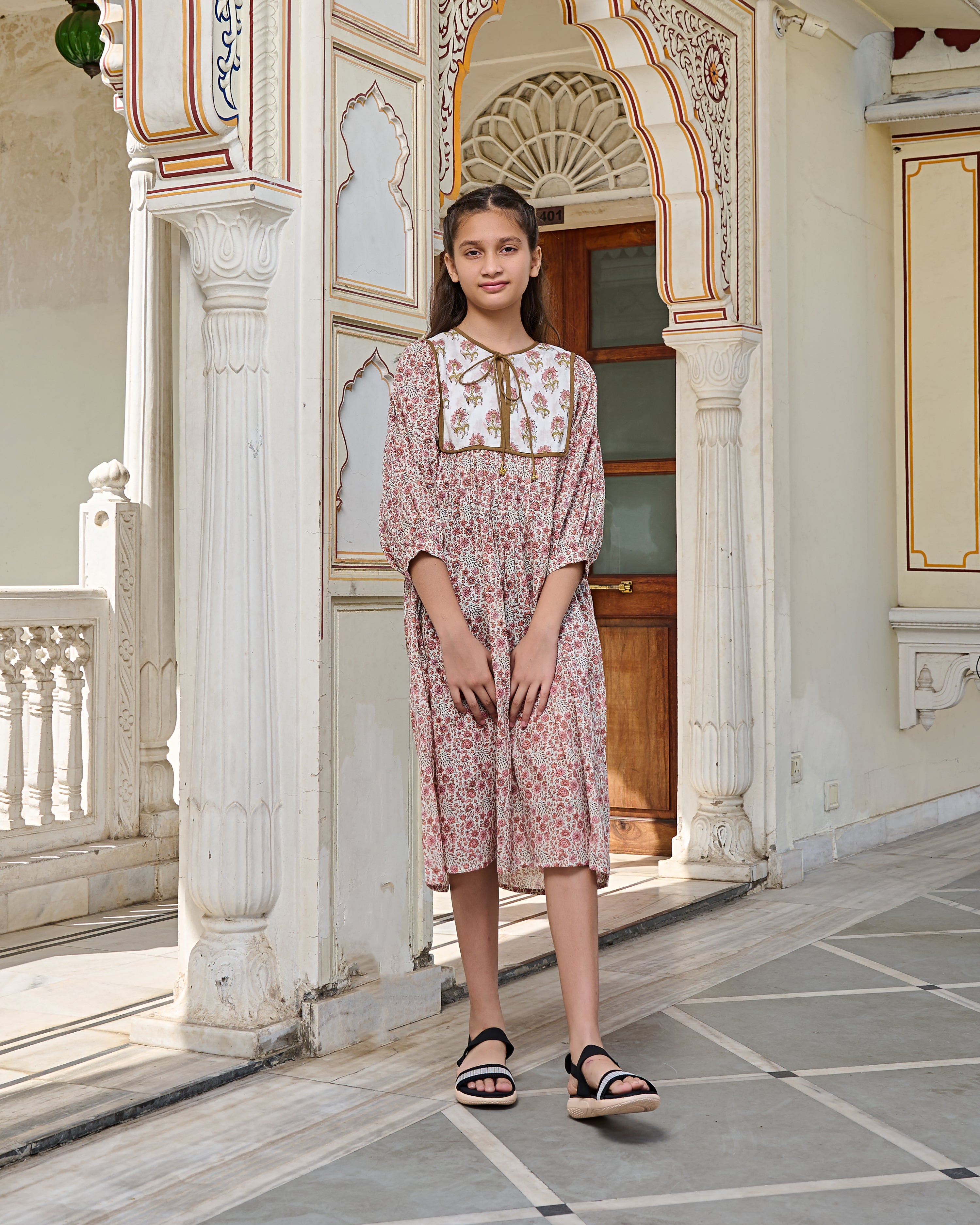 Block printed dresses