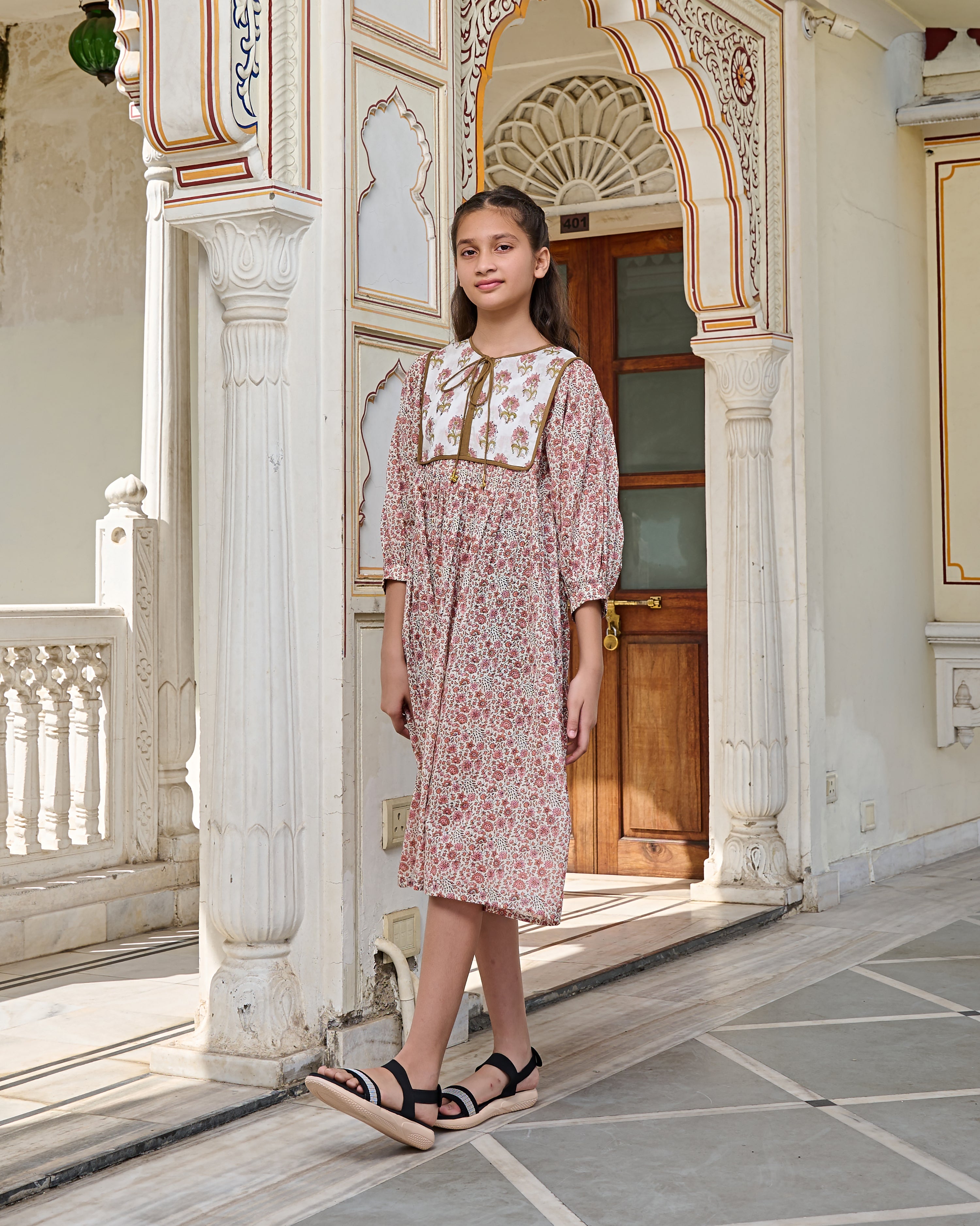 Block printed dresses