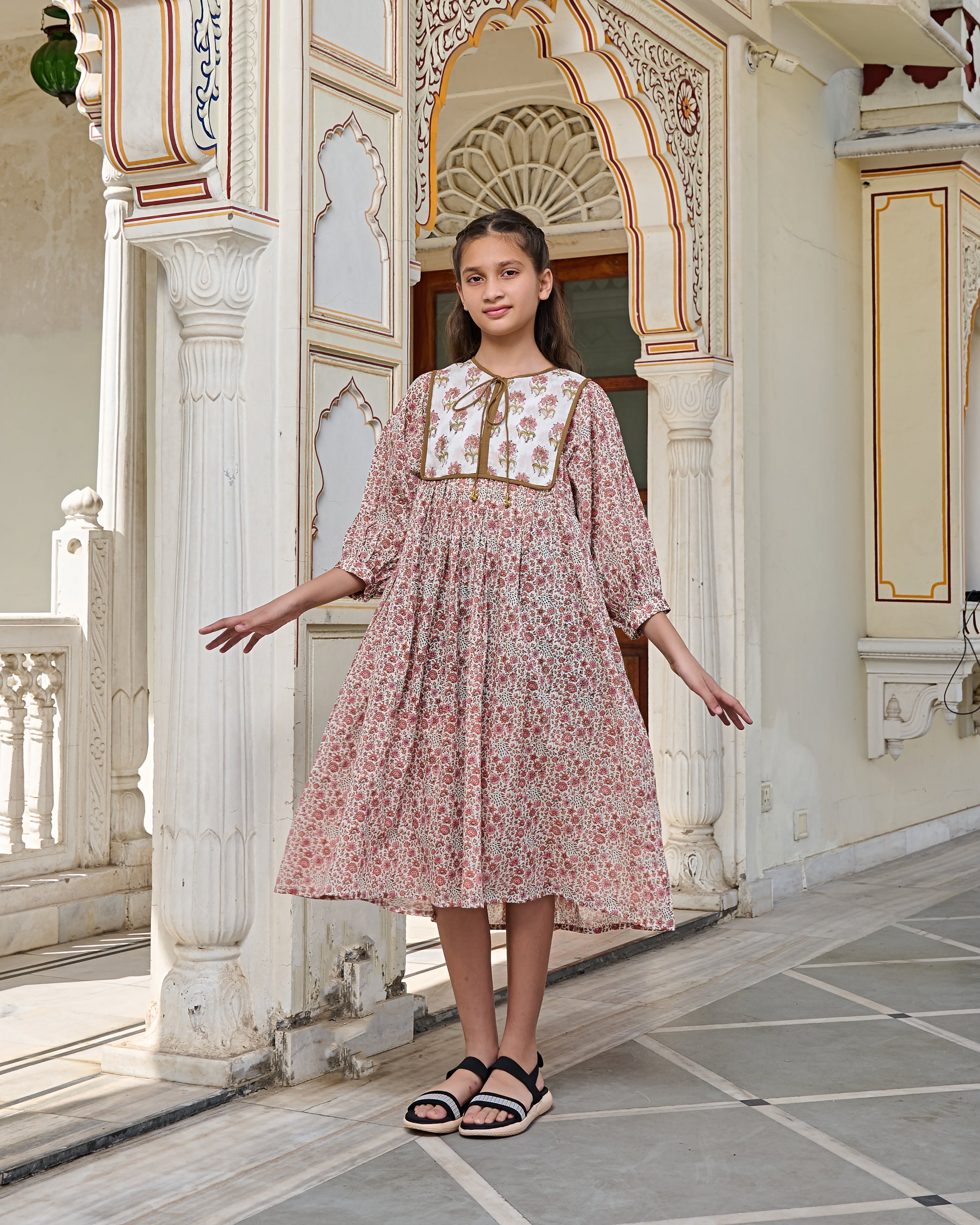 Block printed dresses