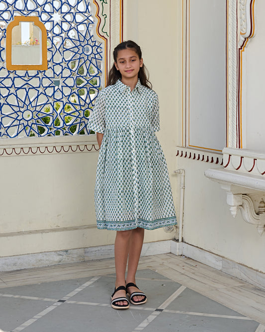 Block printed dresses