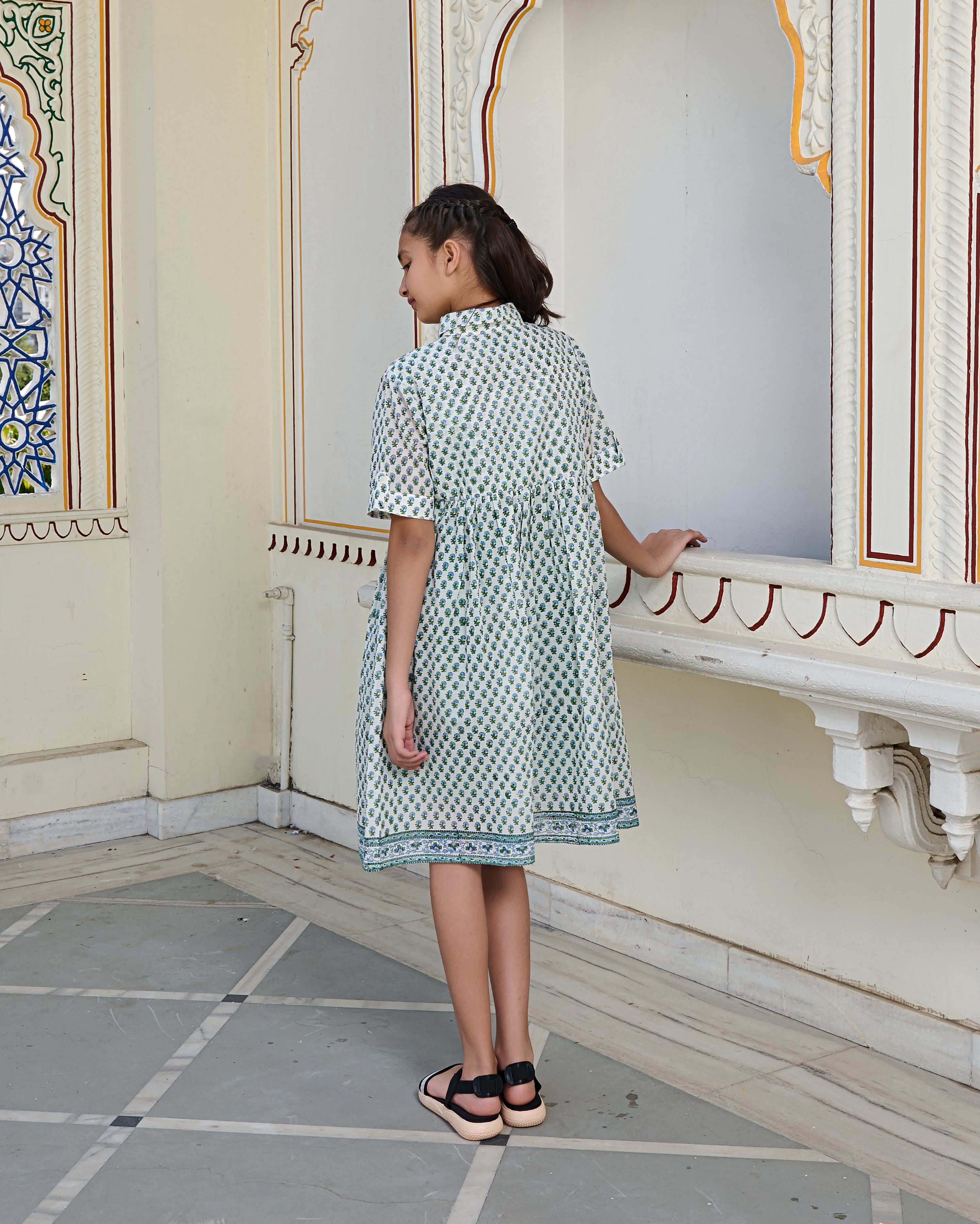 Block printed dresses