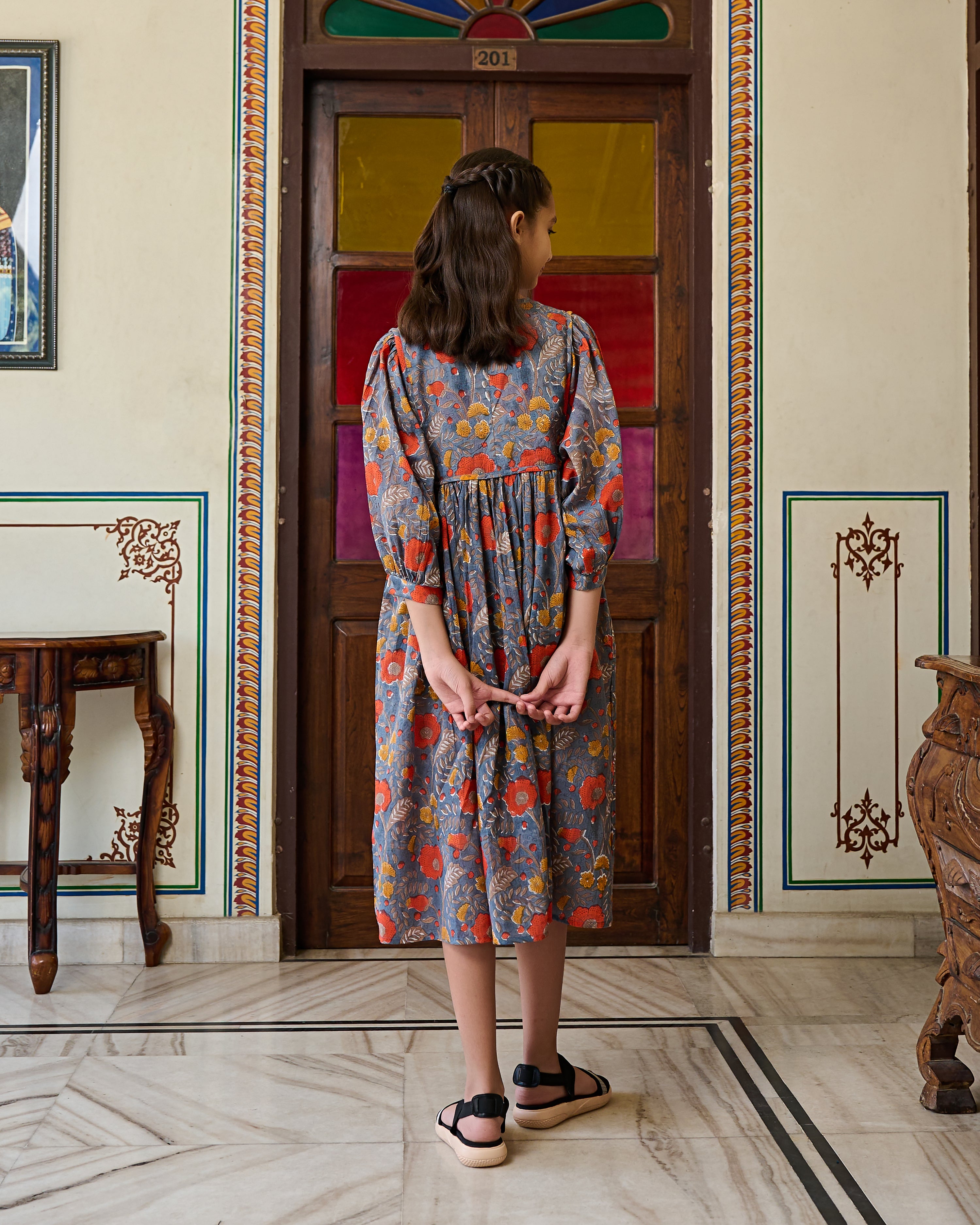 Block printed dresses