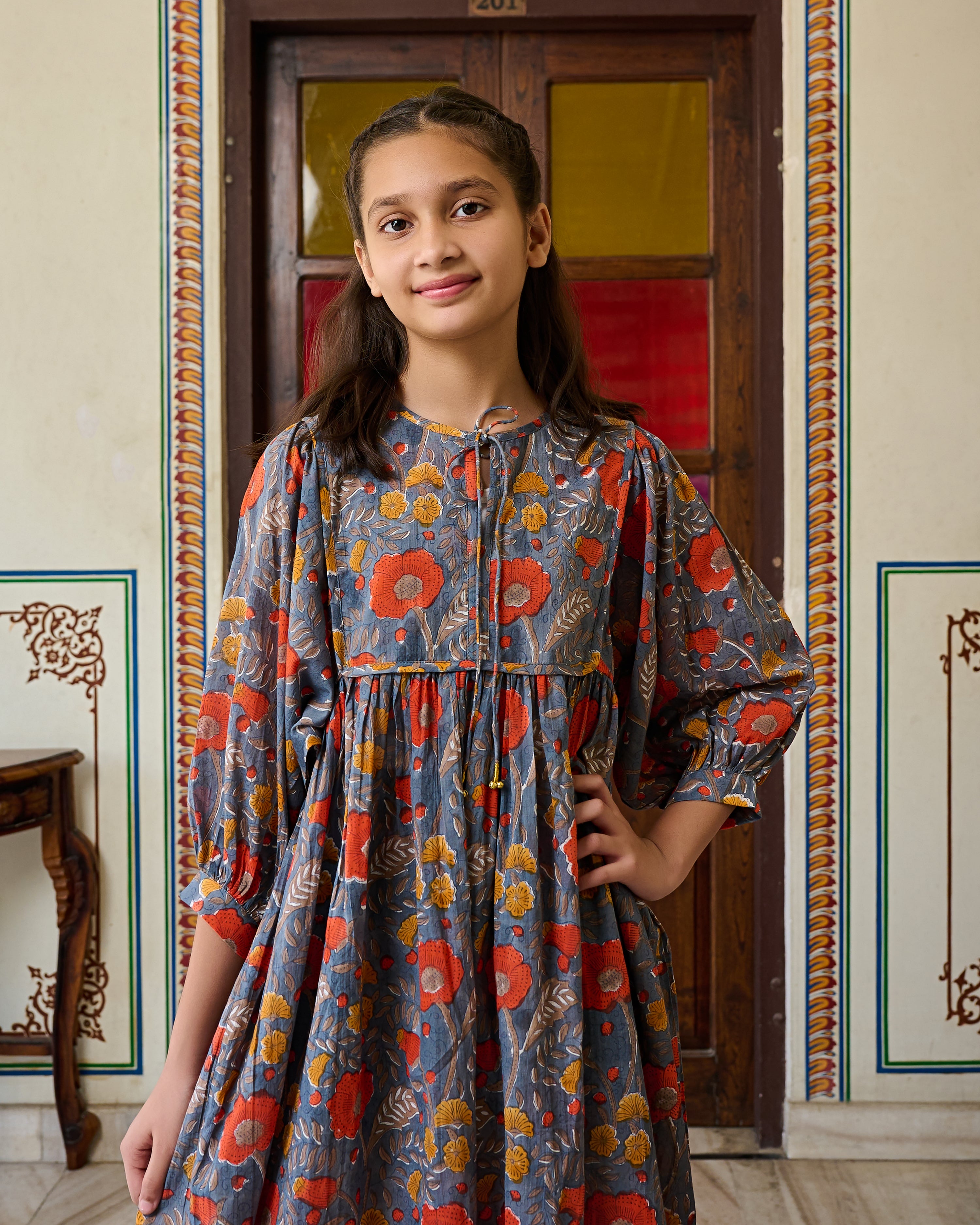 Block printed dresses