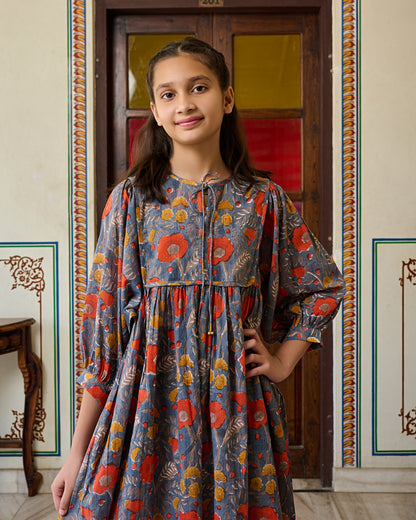Block printed dresses