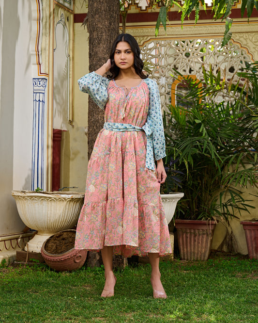 Block printed dresses