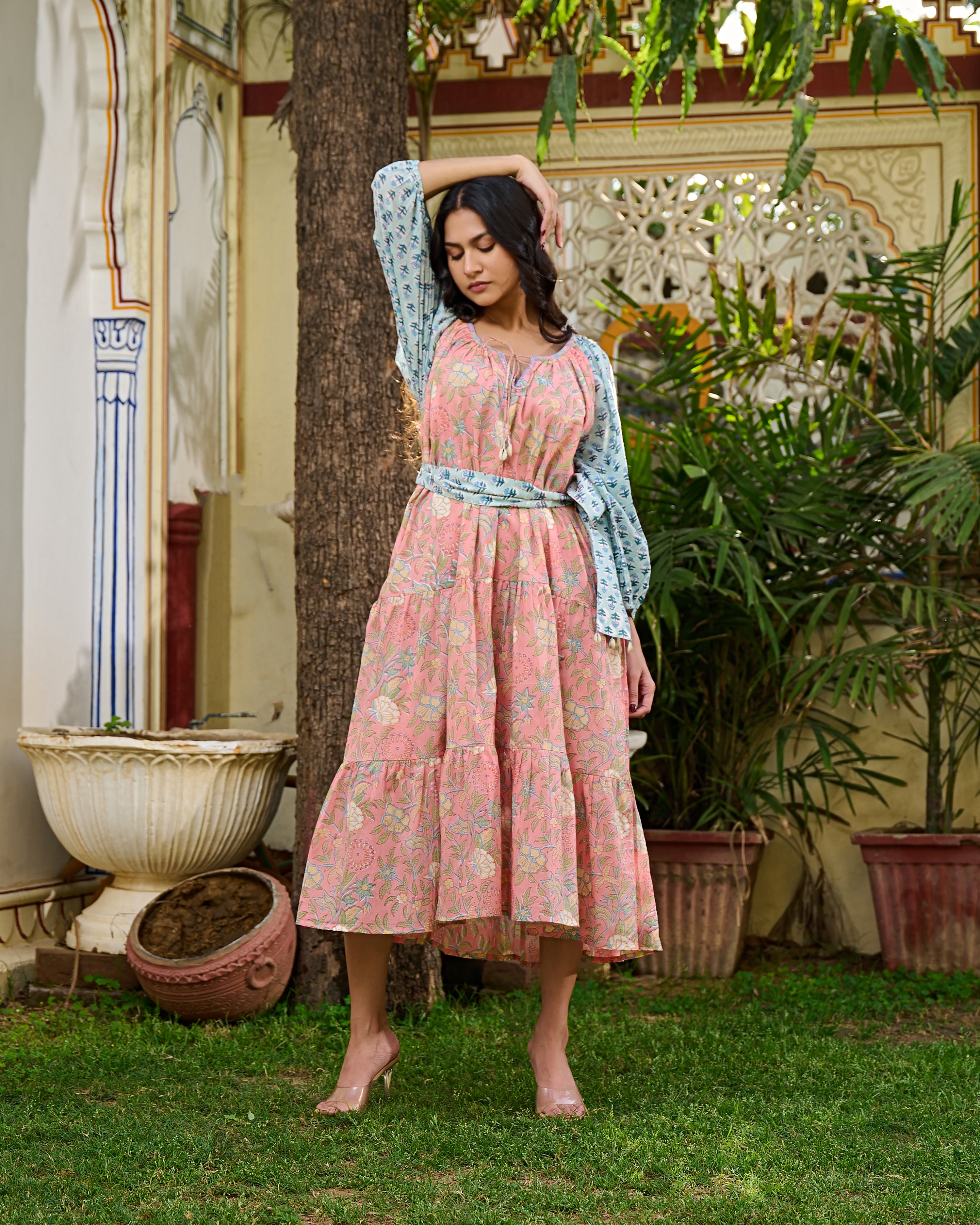 Block printed dresses