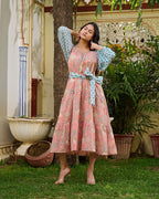 Block printed dresses