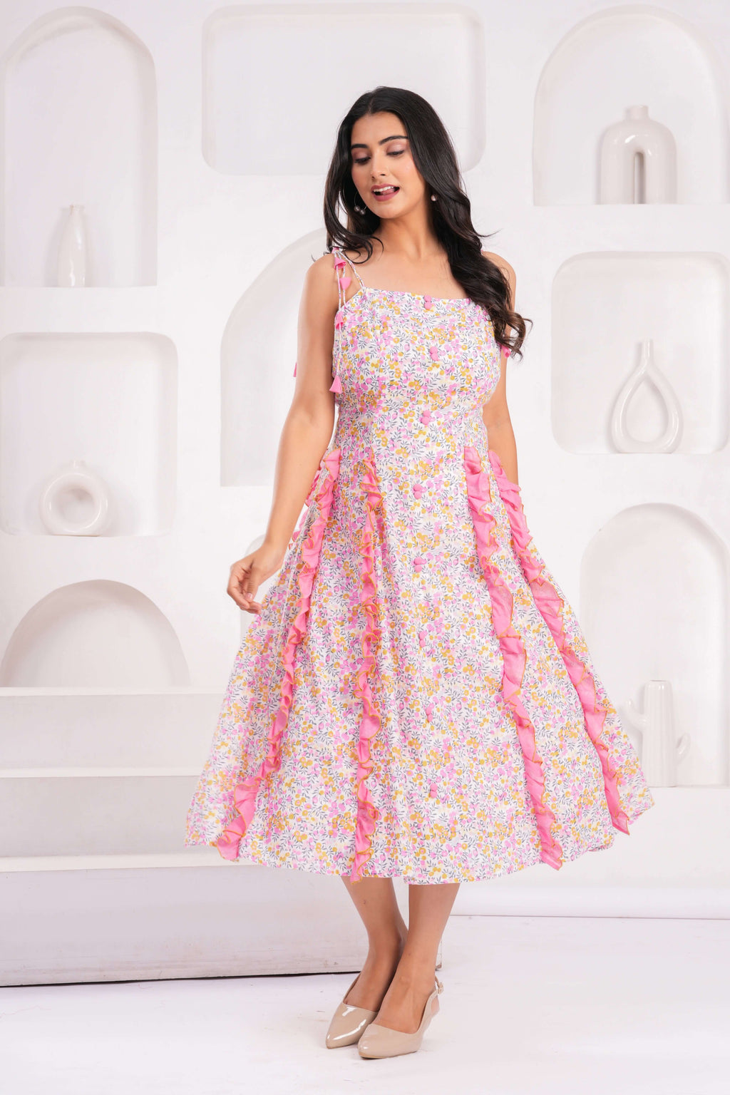 Cotton summer midi Dress