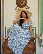 Block printed dresses