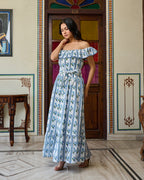 Block printed dresses