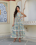 Block printed dresses