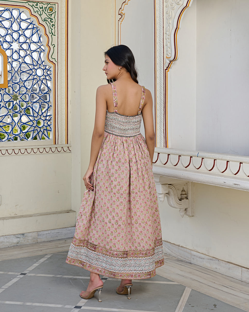 Block printed dresses