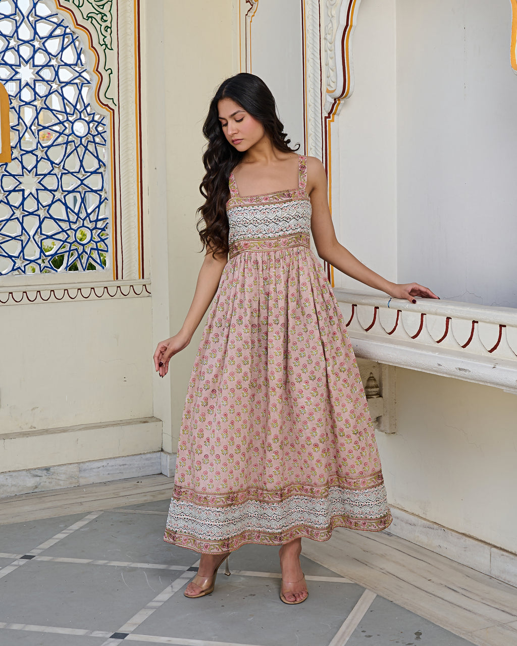 Block printed dresses