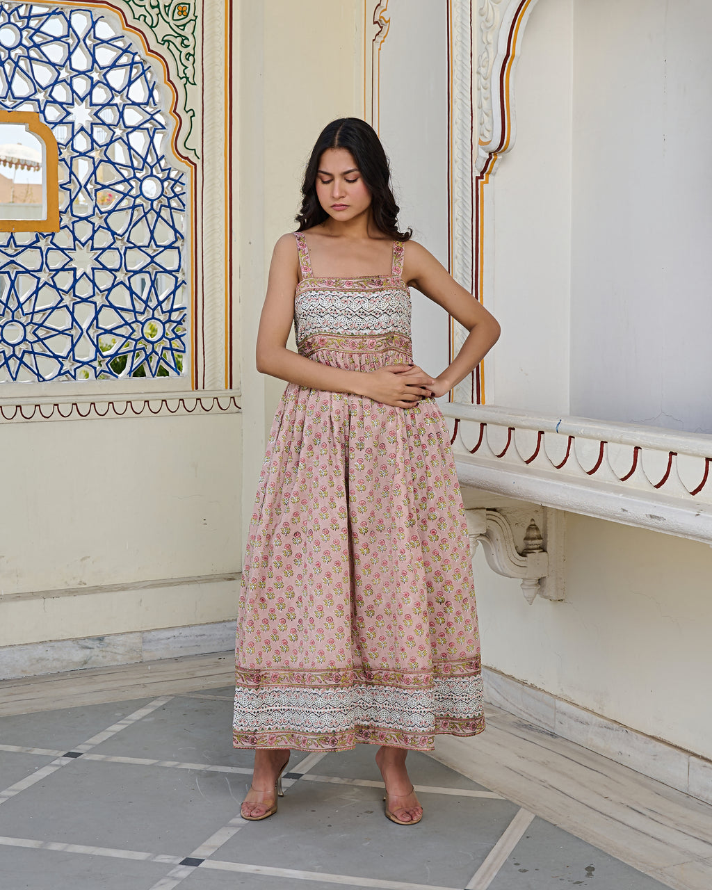 Block printed dresses