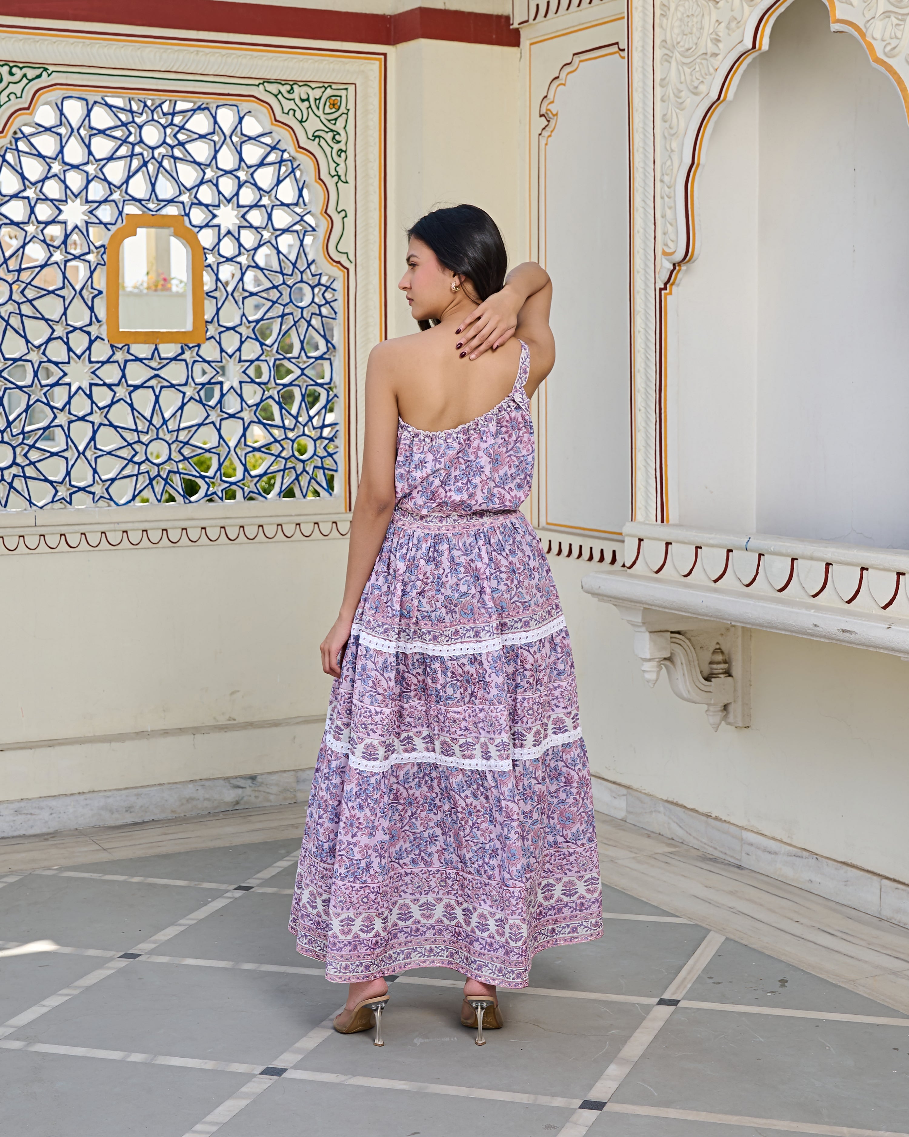 Block printed dresses