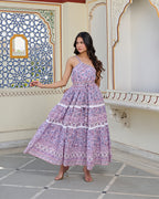 Block printed dresses