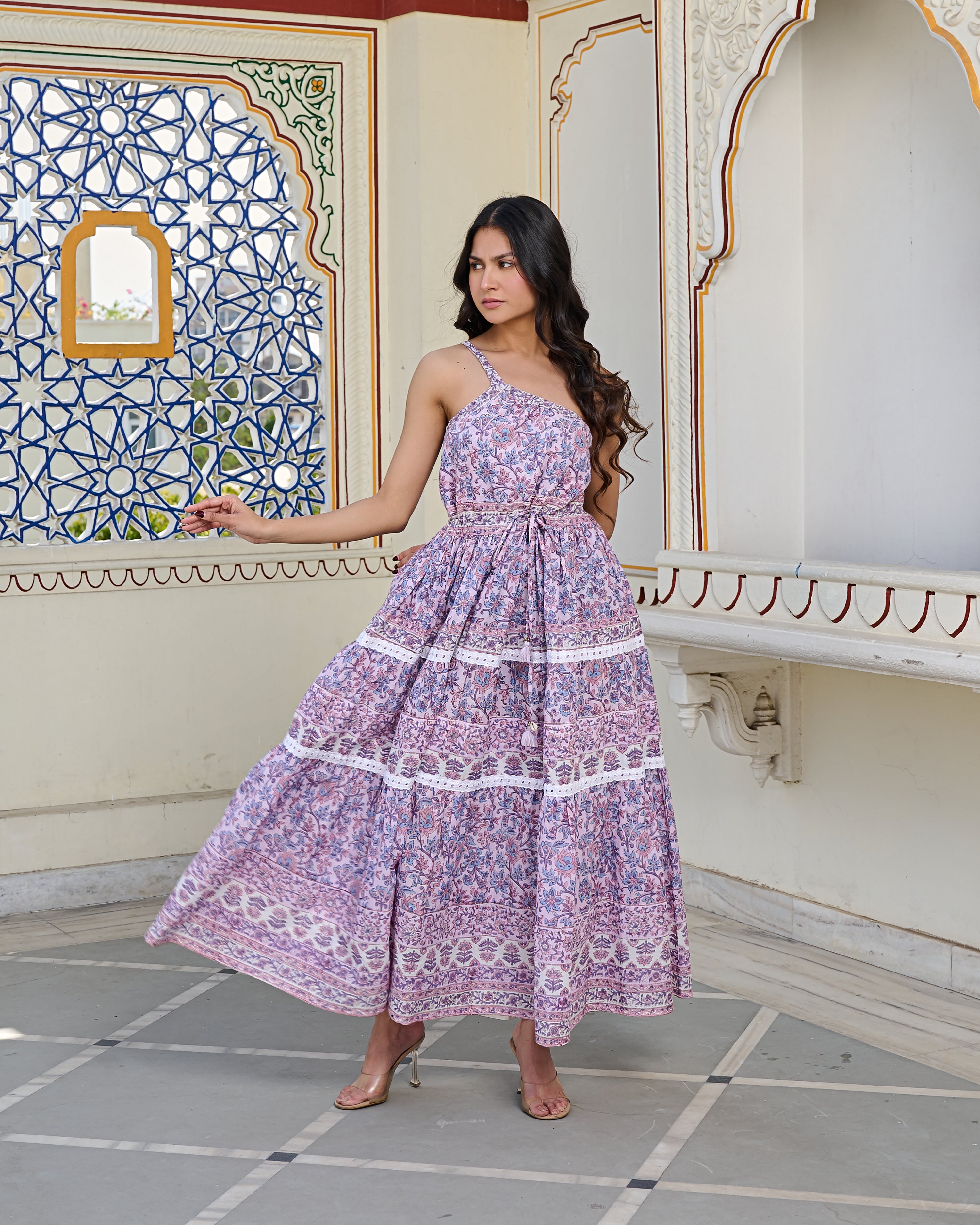 Block printed dresses