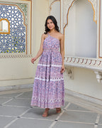 Block printed dresses