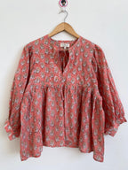 Hand Block printed Cotton paisley Tops