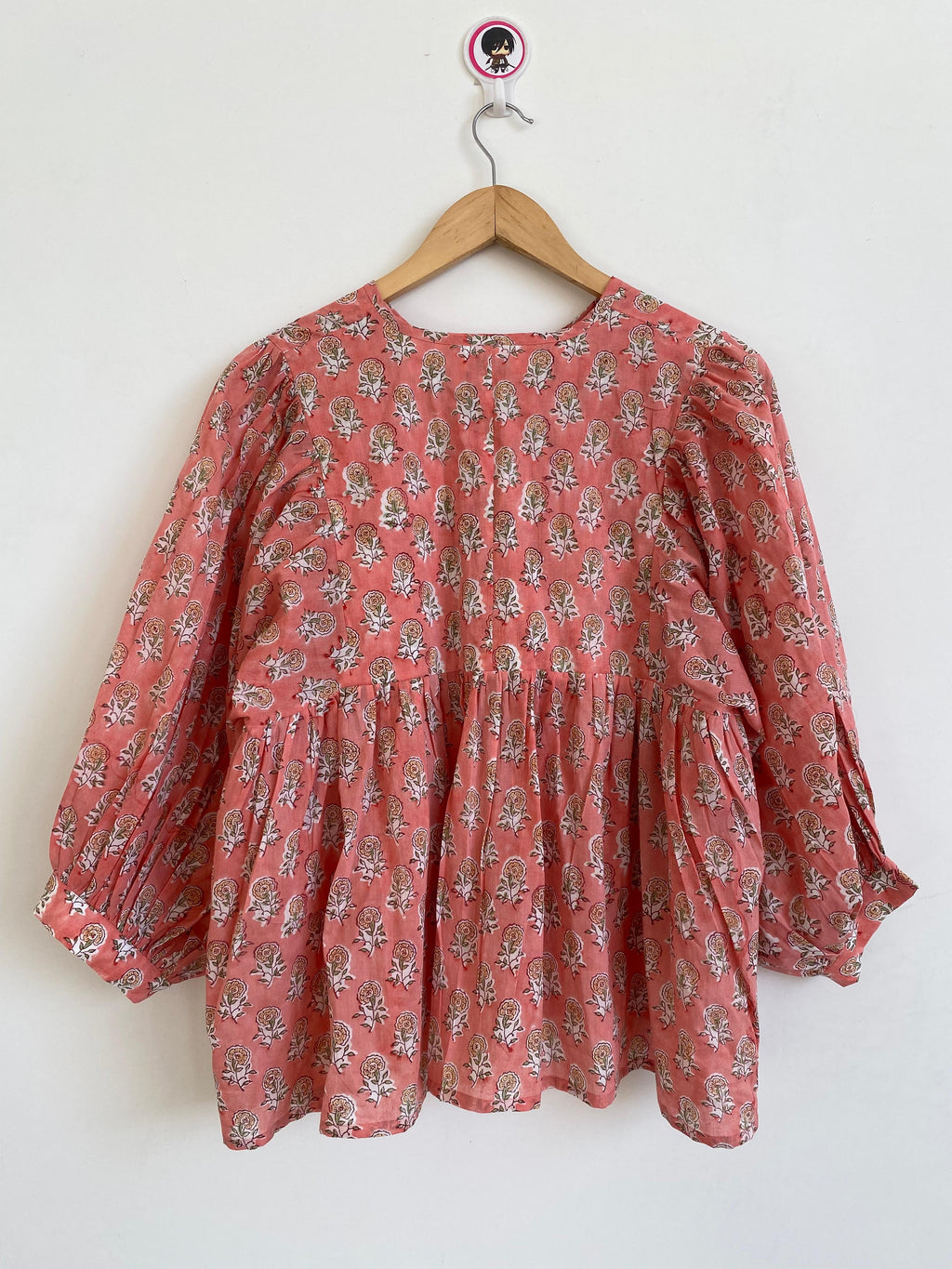 Hand Block printed Cotton paisley Tops