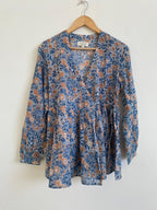 Beautiful Hand Block Printed Wrap Blouse