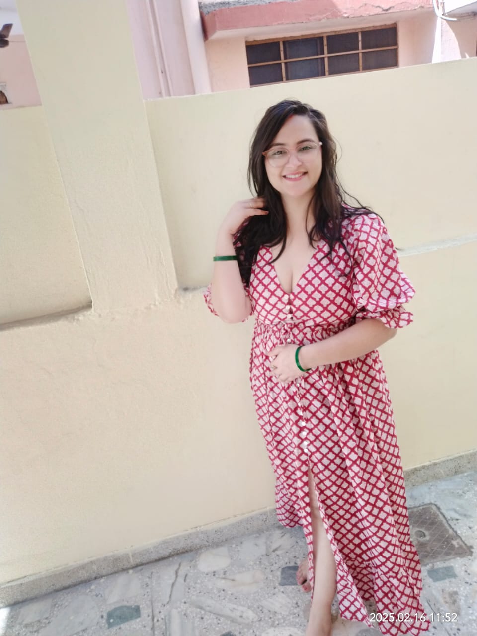 Hand Block Printed Scarlet Maxi Red