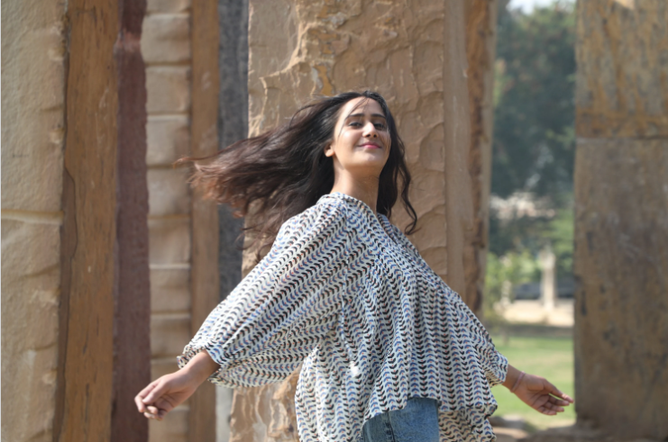 Hand Block Printed Rivka Top