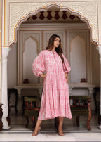 Emilie Midi Blush Pink
