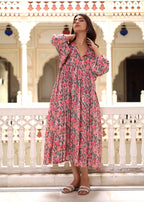 Emilie Midi Blush Pink