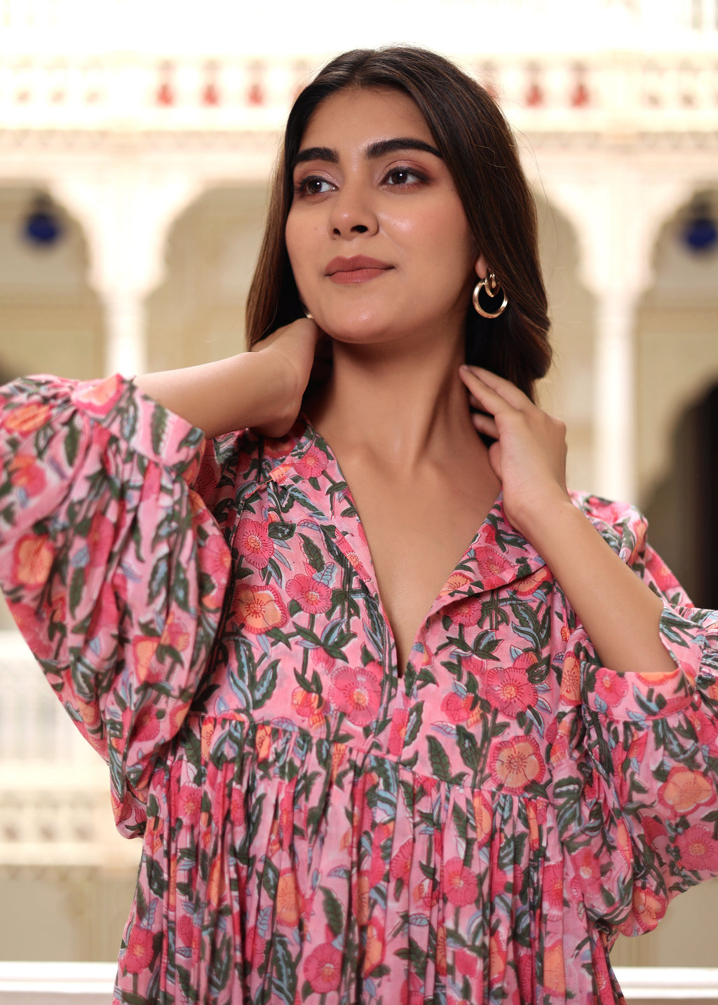Emilie Midi Blush Pink