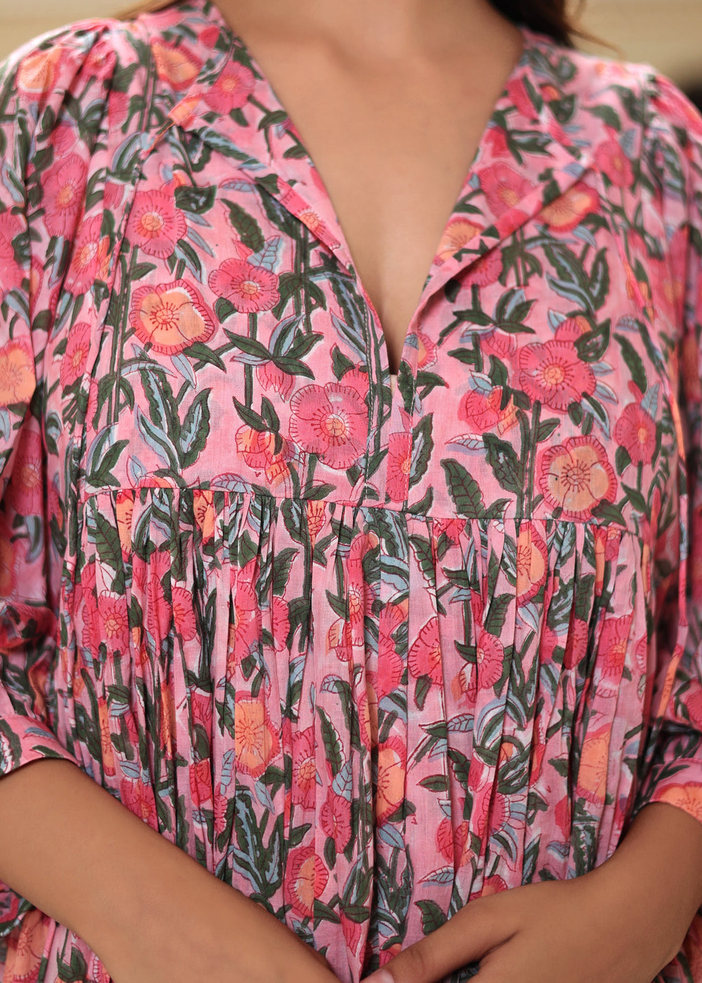 Emilie Midi Blush Pink