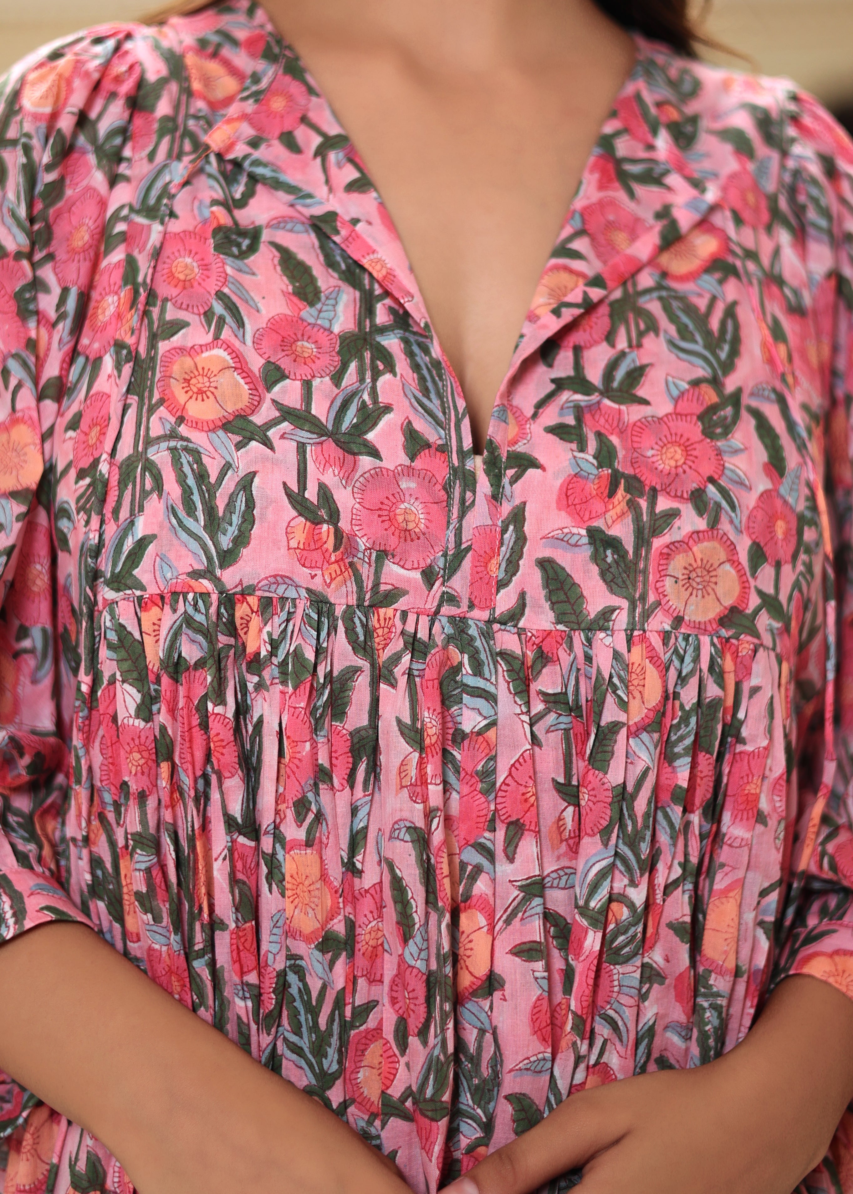 Emilie Midi Blush Pink