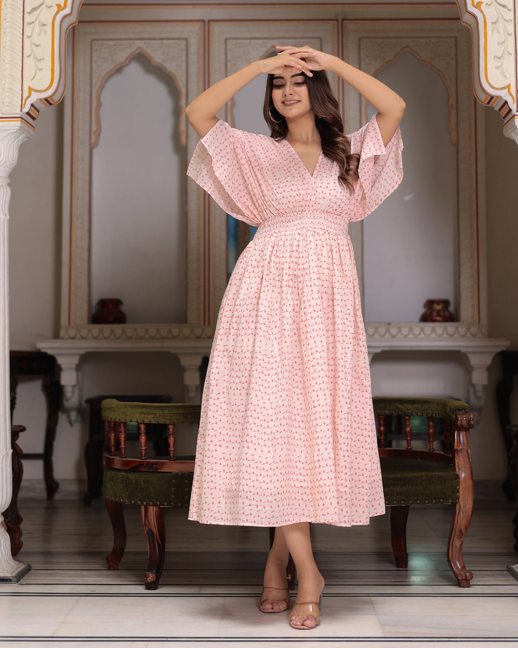 Beautiful Hand Block Printed Tia Maxi Dress