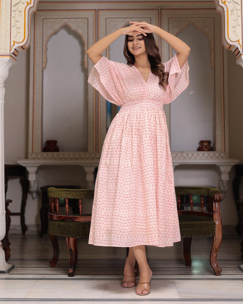 Beautiful Hand Block Printed Tia Maxi Dress