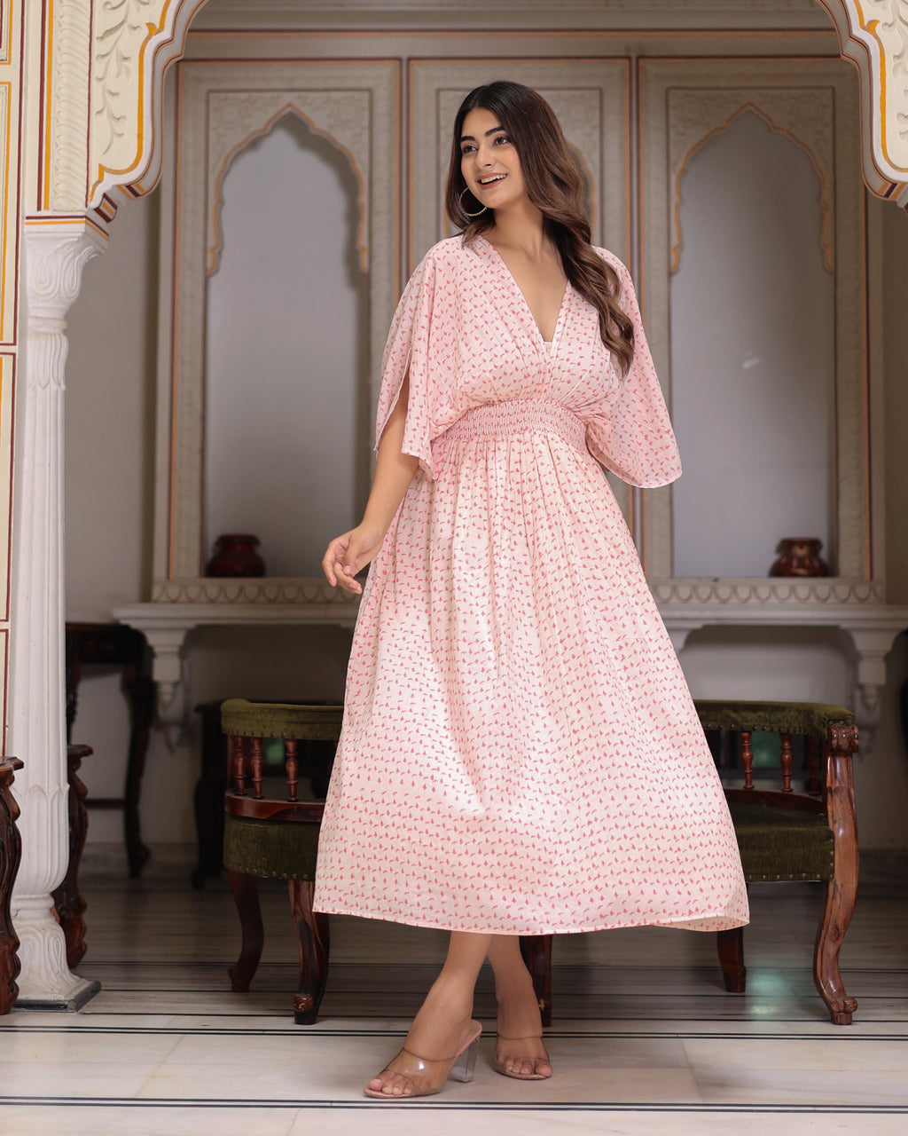 Beautiful Hand Block Printed Tia Maxi Dress