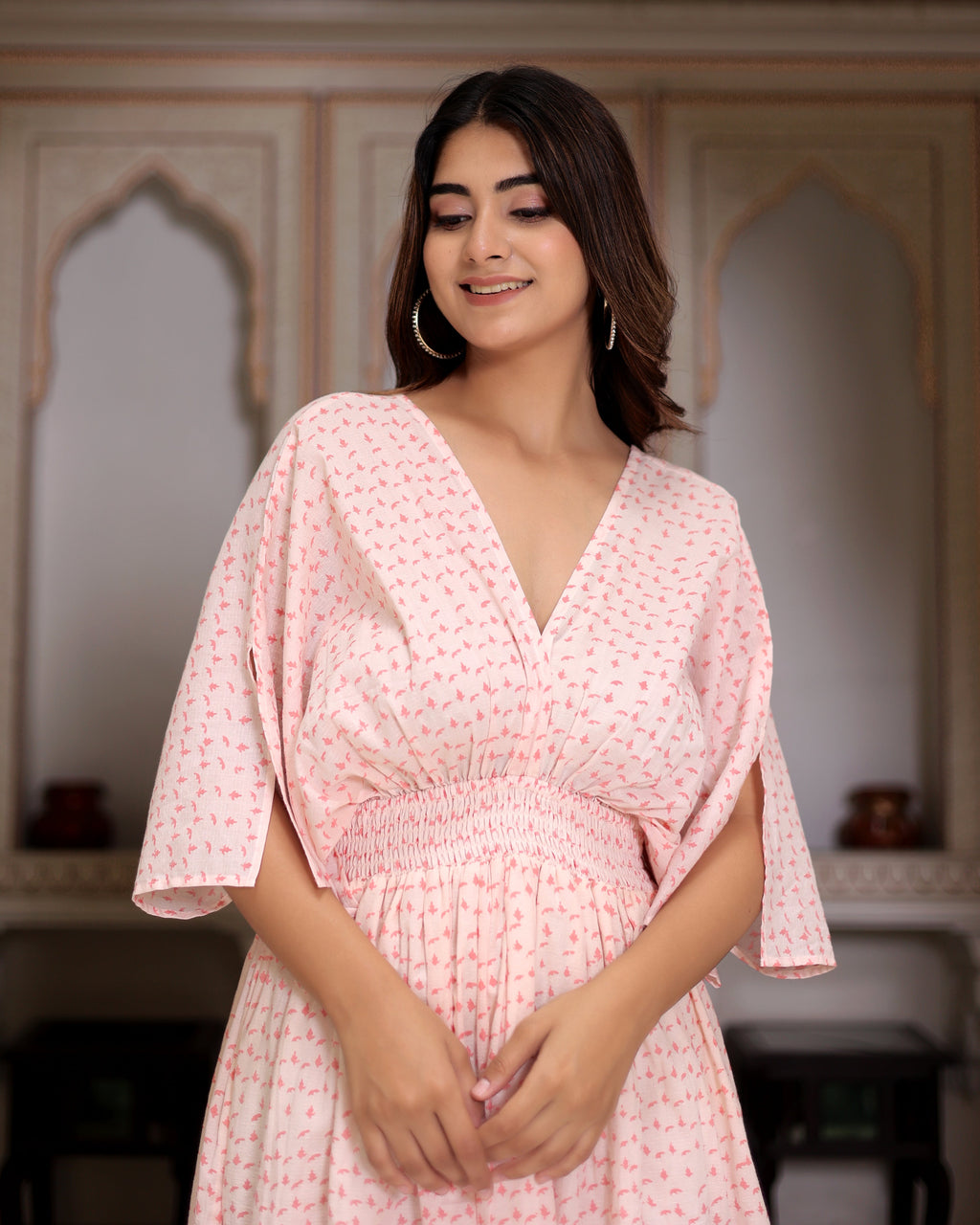 Beautiful Hand Block Printed Tia Maxi Dress