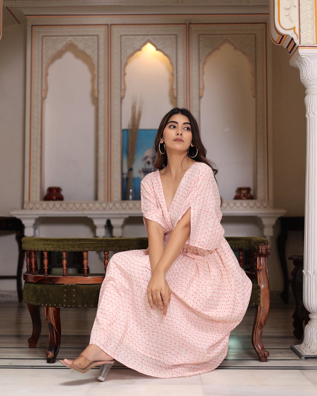 Beautiful Hand Block Printed Tia Maxi Dress