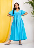 Nora Midi Ocean Blue