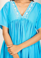 Nora Midi Ocean Blue
