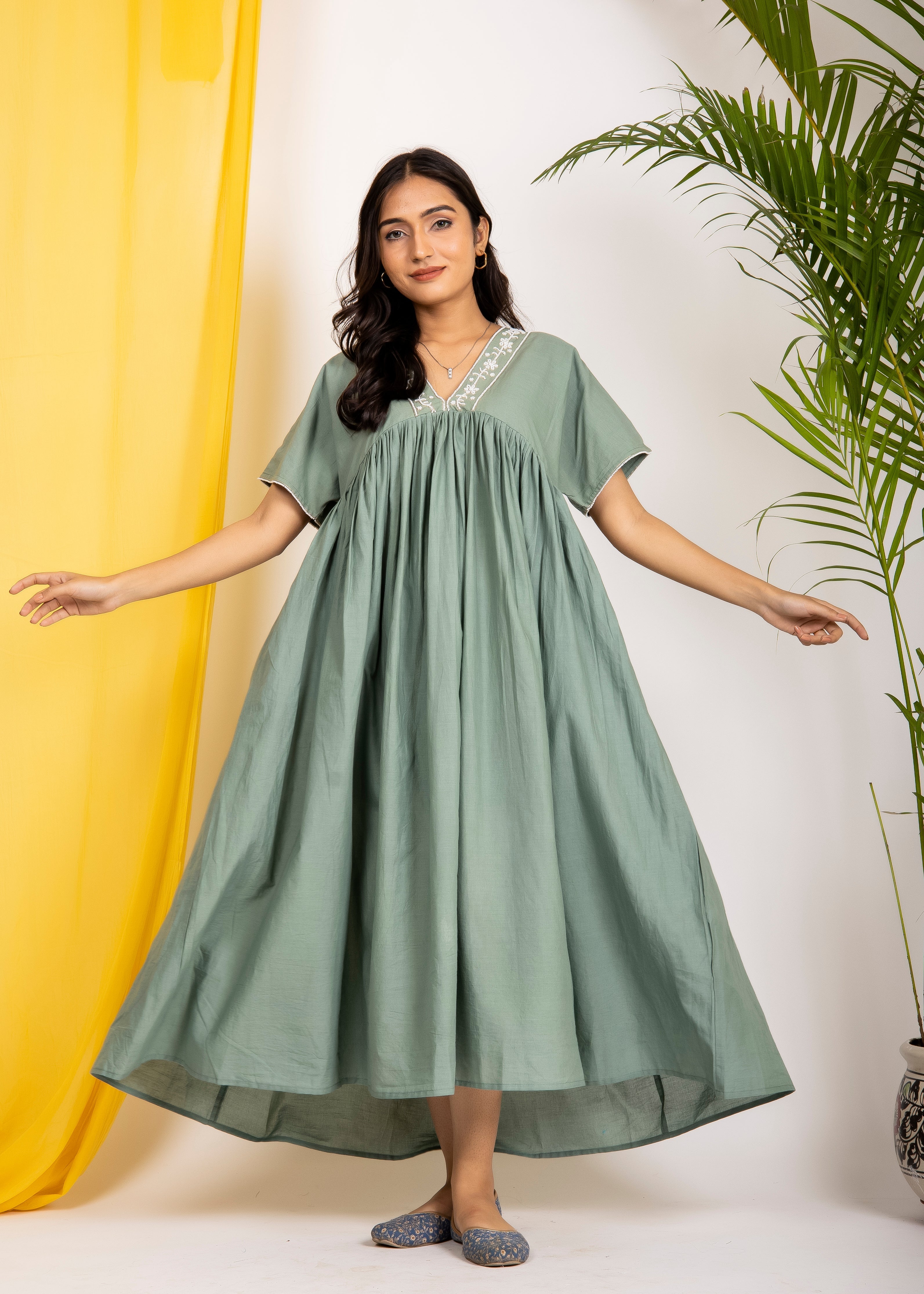 Nora midi Smoke GREEN