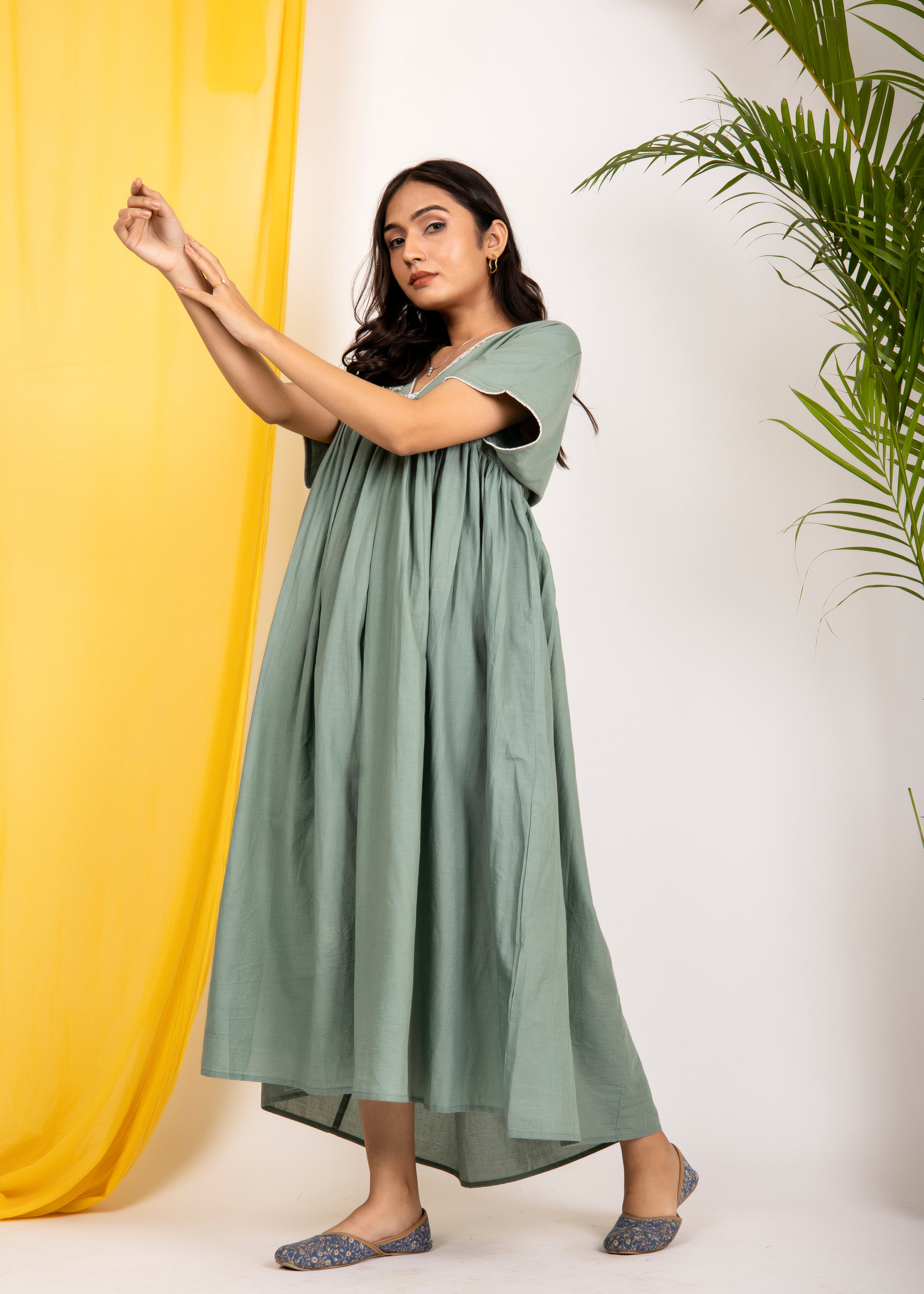 Nora midi Smoke GREEN