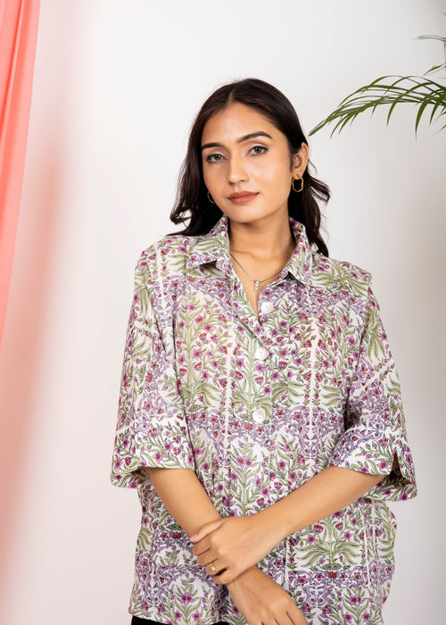 Beautiful Floral Print Suzie Shirt