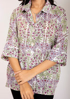 Beautiful Floral Print Suzie Shirt